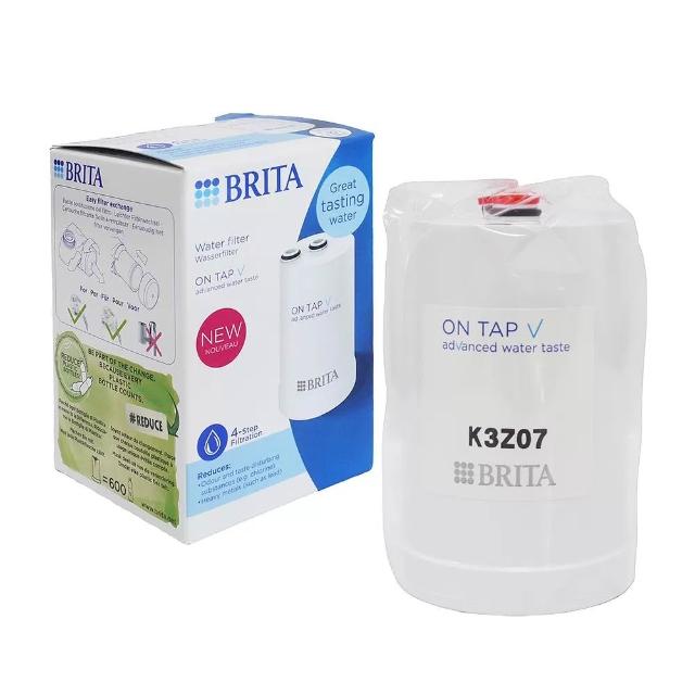 德國原裝 BRITA On Tap 龍頭式濾水器濾芯 4入組，Maxtra+ 技術高效過濾氯味、重金屬與雜質，提供清新健康飲用水。專為 BRITA #124974 龍頭式濾水器設計，安裝簡易，持續 1 個月濾淨量達 100 升。BRITA 濾芯讓家用水龍頭即變淨水機，環保節省又便利，適合追求高品質飲水的家庭使用！