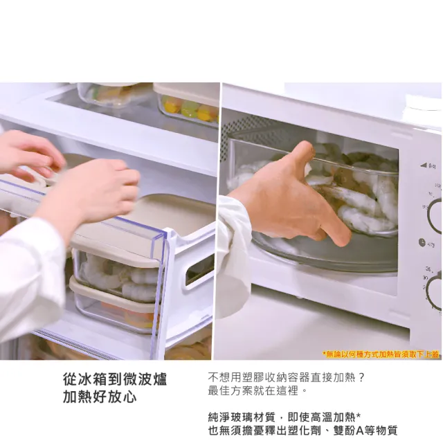 【Glasslock】韓國製 冰箱收納 強化玻璃保鮮盒 500ml六件組(可冷凍/堆疊/食材分裝/備料)