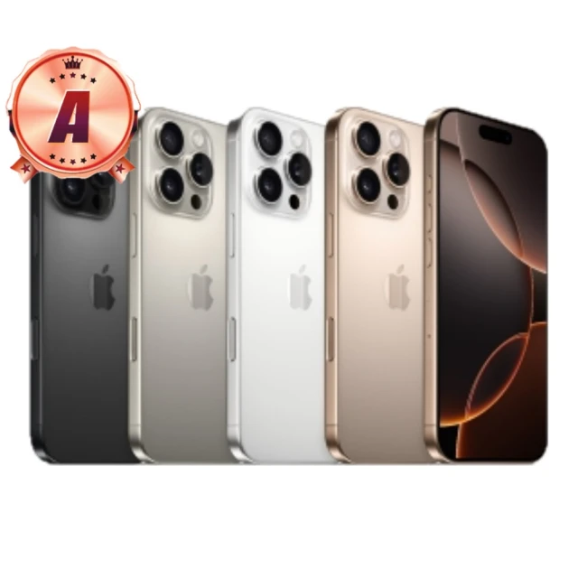 【Apple】A級福利品 iPhone 16 Pro 6.3吋 1TB(電池96% 外觀9成6新 非原廠外盒)