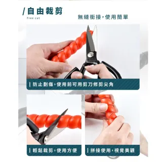 【DREAMCATCHER】電線保護套-12mm(電線防咬/防咬線/整線器/防貓咬電線/電線整理/捲式結束帶/捲線/防咬套)