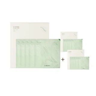 【Luvum】積雪草冰凝膠面膜5片 三入組 透明質酸 保濕 鎮靜 修護 敏感肌 官方直營(面膜 凝膠面膜)