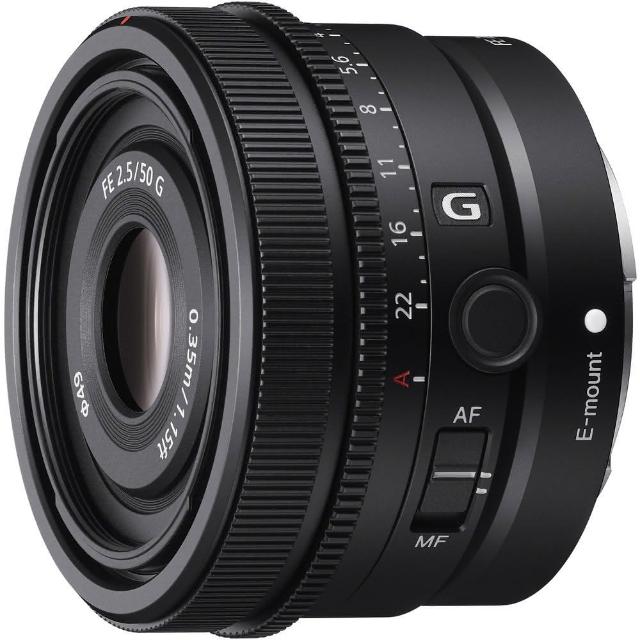 【SONY 索尼】FE 50mm F2.5 G SEL50F25G(公司貨 標準大光圈定焦鏡頭 全片幅無反微單眼鏡頭)