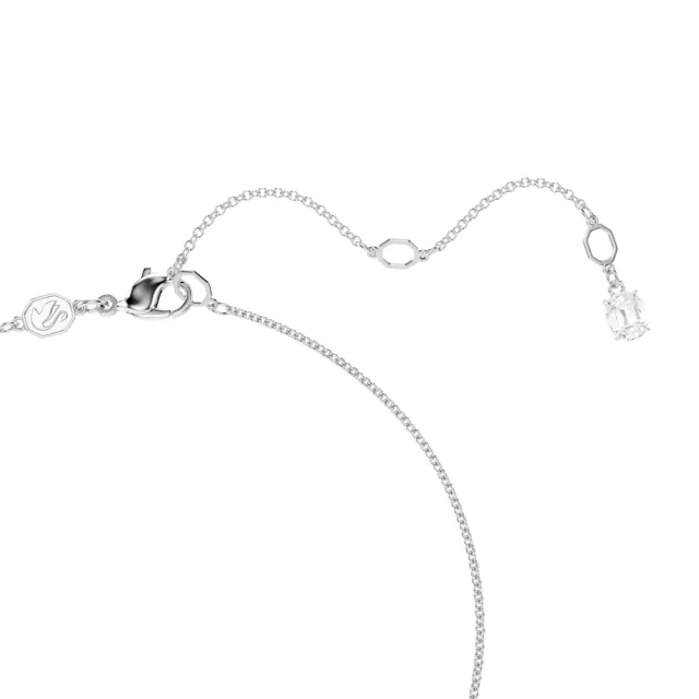 【SWAROVSKI 施華洛世奇】Teddy 鏈墜 藍色  泰迪熊 鍍白金色(情人節禮物)