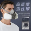 呼吸道防護 防塵半面罩 打磨油漆防護面具 噴漆專用口罩 3M防毒面具 防煙面具  防毒面具 ST3M6200