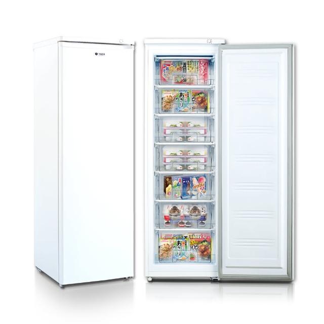 【TAIGA 大河】230L低頻極窄身右開7層直立式冷凍櫃(CB1019 白)