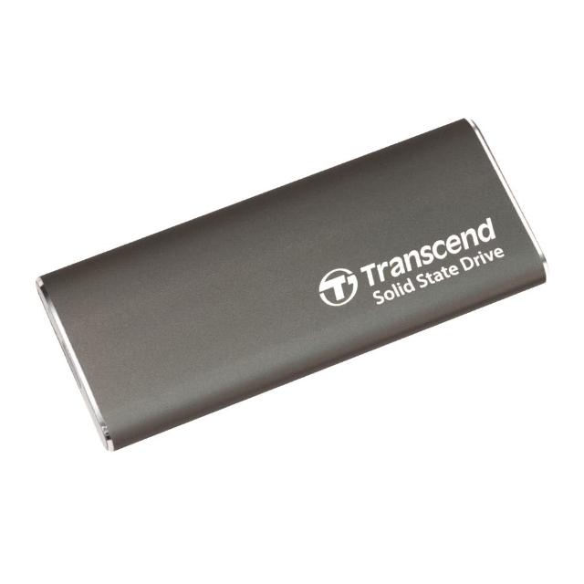 618限定【Transcend 創見】ESD265C 500GB USB3.2/Type C 雙介面外接SSD行動固態硬碟-玄鐵灰(TS500GESD265C)