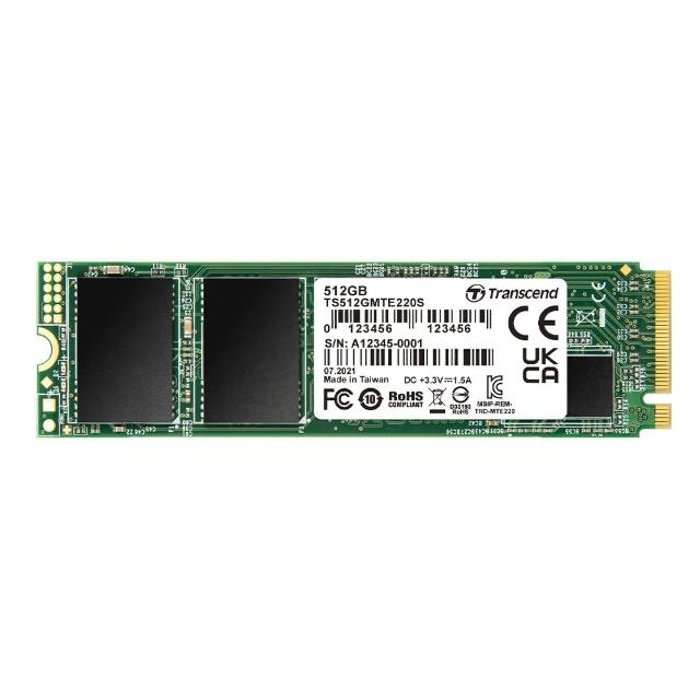 【Transcend 創見】MTE220S 512GB M.2 2280 PCIe Gen3x4 SSD固態硬碟(TS512GMTE220S 新舊包裝隨機出貨)