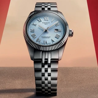 【TISSOT 天梭】T156.208.11.353.00 Ballade COSC 天文台認證機械女錶-30mm 禮物 推薦(T1562081135300)