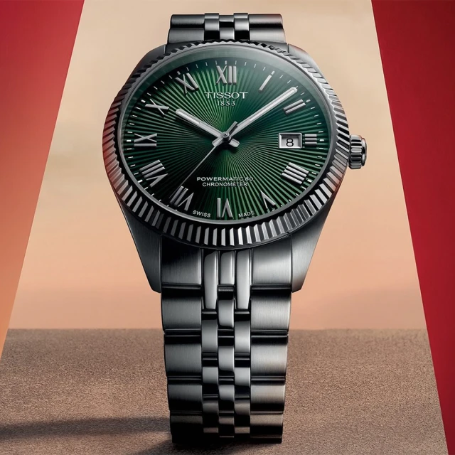 【TISSOT 天梭】T156.408.11.093.00 Ballade COSC 天文台認證機械錶-39mm 禮物 推薦(T1564081109300)