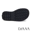 【DIANA】舒適百搭真皮厚底牛津鞋(黑色)