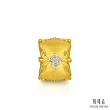 【點睛品】復古鳶尾花 鑽石黃金串珠
