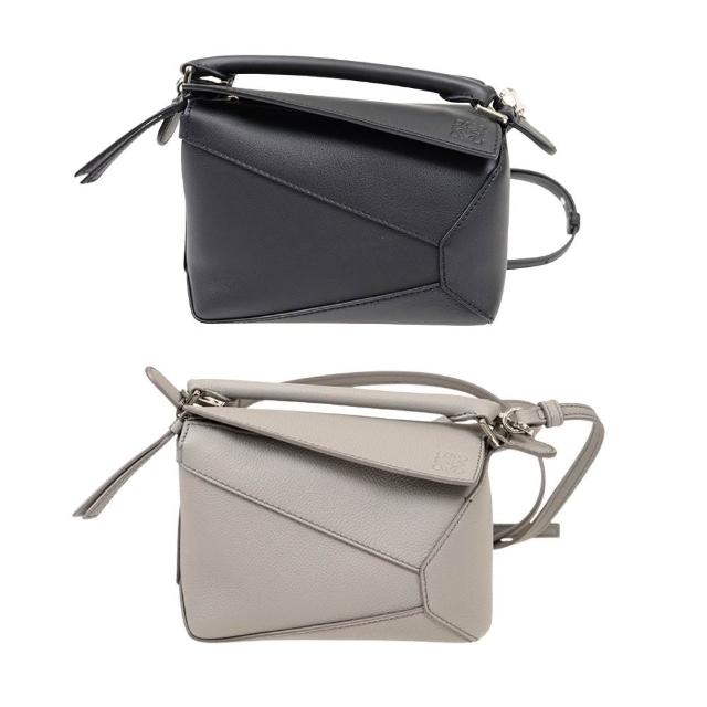 【LOEWE 羅威】Puzzle mini 拼圖 小牛皮 手提包 斜背包 單肩包(A510P88X161150 A510P88X261100)