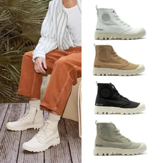 【Palladium】PAMPA HI ZIP ORGANIC拉鍊有機棉靴/休閒鞋-男鞋/女鞋-六色任選