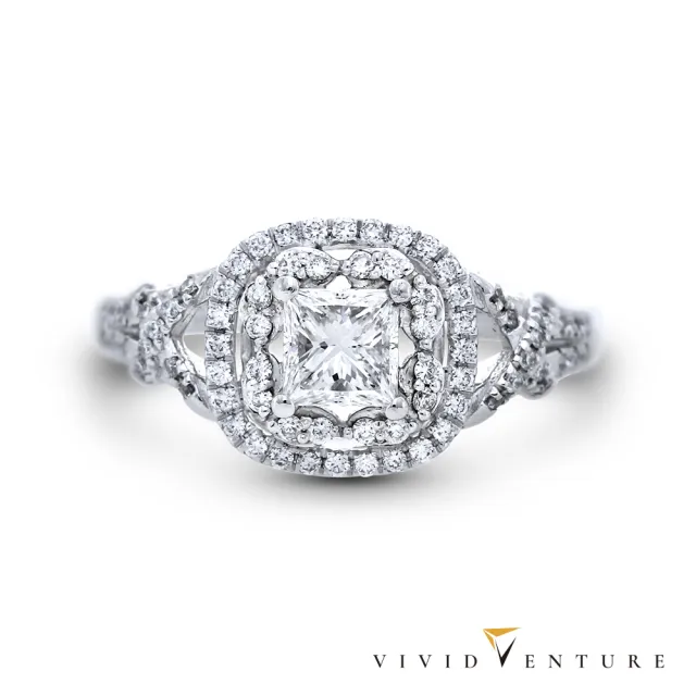 【Vividventure 亞帝芬奇】鉑金 GIA 50分 FSI2 天然鑽石 真鑽 戒指 巴黎印象