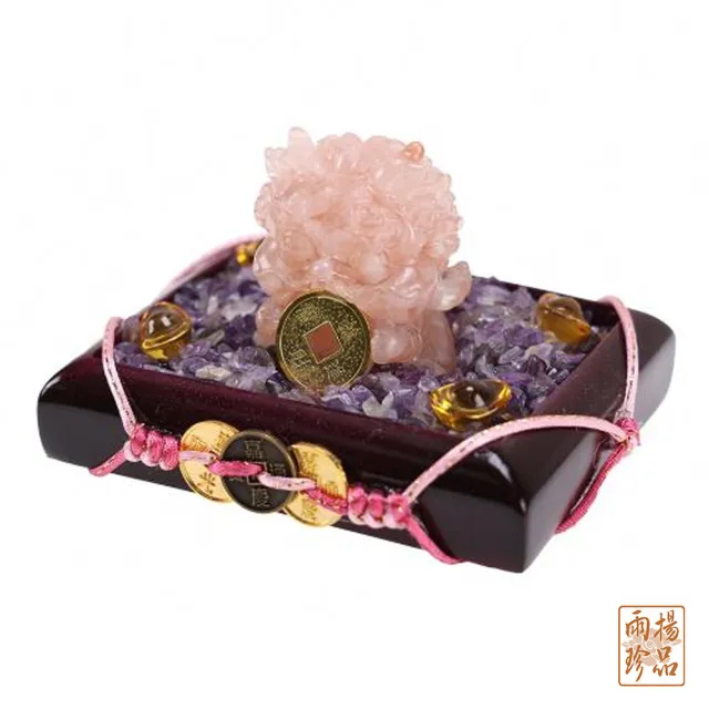 【雨揚】雨揚珍品-得人緣貔貅抱錢聚財寶鎮(直播限定)