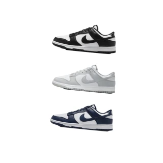 【NIKE 耐吉】運動鞋 休閒鞋 板鞋 NIKE DUNK LOW RETRO 男鞋 熊貓 Dior灰 復古 多款(HF5441-002&)