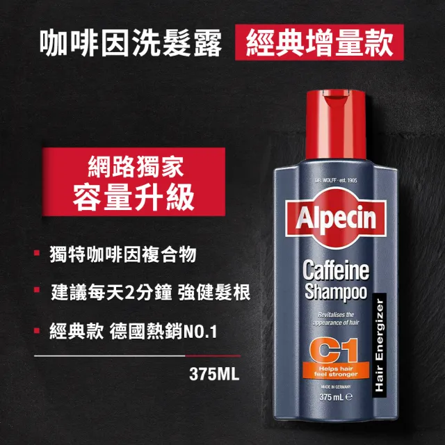 【Alpecin】咖啡因洗髮露 600ml