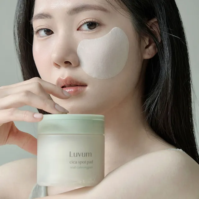 【Luvum】油脂平衡組 積雪草精華油30ml+修護精華80ml+半月棉片60片 控油 修護 保濕 官方直營(官方直營)