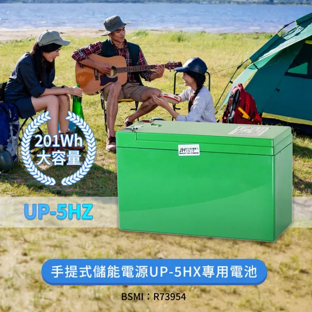 【AutoMaxx】專業級不斷電手提式儲能電源UP-5HX專用電池 UP-5HZ(BSMI認證鋰電池 201Wh)