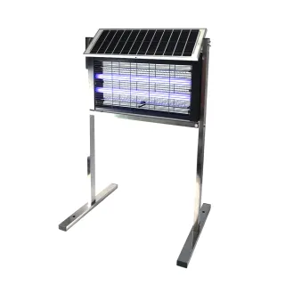 【工具王】太陽能滅蚊燈 電擊式滅蚊燈 捕蚊燈 蚊子剋星 雙面誘蚊 電蚊燈 草坪燈(630-SK20W2T 戶外捕蚊燈)