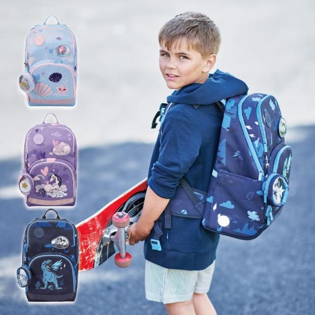 酷炫時尚兒童減壓雙肩後背書包(筆電書包兩用)