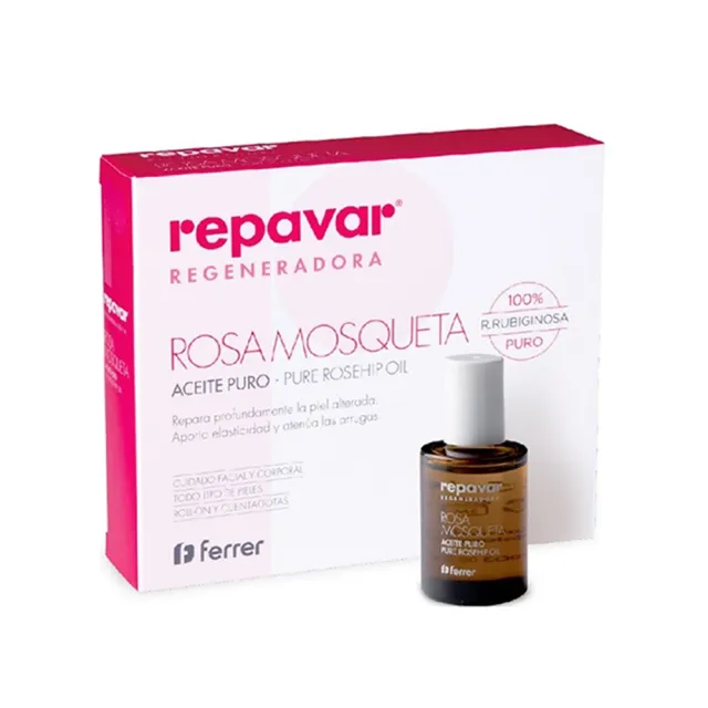 【EXCELSIOR 科懋生技】Repavar 芮培菈 100%純玫瑰果油 15ml(乾敏肌救星 / 醫師專業推薦)