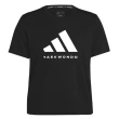 【adidas 愛迪達】精品棉萊卡上衣+四季薄長褲(短T 吸濕 透氣 彈性 棉T 休閒 運動 經典 三線 百搭)