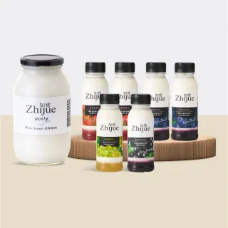 【知覺優格】原味優格900g*1瓶+優格飲240g*6瓶(濃郁奶香/無調整鮮乳製成)