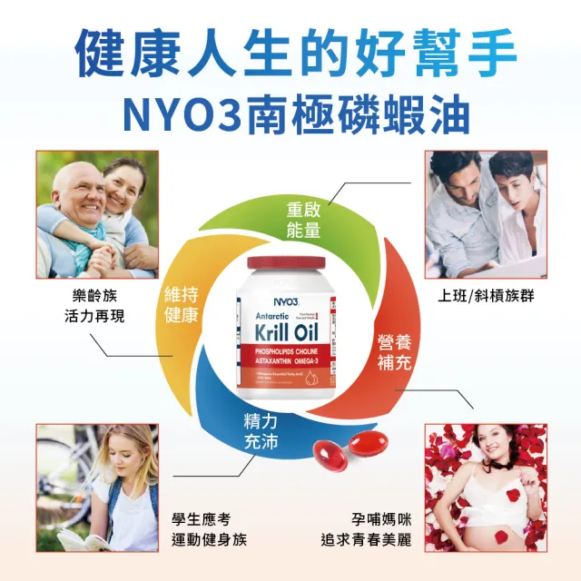 NY-O3南極磷蝦油軟膠囊 2入組 (60顆/瓶)