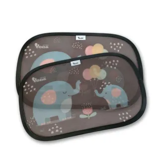 【YODA】寶貝靜電遮陽貼｜車窗用無需黏貼輕鬆靜電吸附(一組兩片)