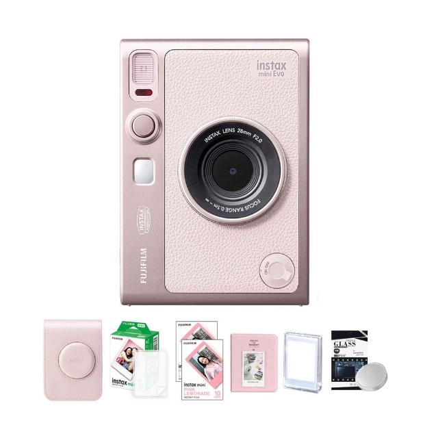 【FUJIFILM 富士】Instax Mini EVO 混合式數位拍立得相機 原廠公司貨(原廠皮套40張底片相冊..豪華組)