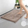 【ANTIAN】2入組 雪尼爾加厚防滑吸水地墊40*60cm(高密度絨毛/浴室用/止滑升級)