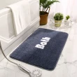 【ANTIAN】2入組 雪尼爾加厚防滑吸水地墊40*60cm(高密度絨毛/浴室用/止滑升級)