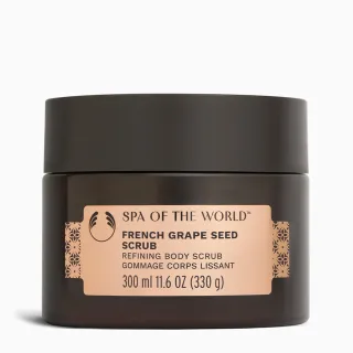 【THE BODY SHOP】法國SPA葡萄籽淨化緊實身體磨砂膏-300ML(2025全新回歸)