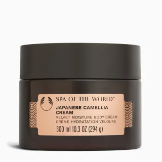 【THE BODY SHOP 美體小舖】日本SPA山茶花鎖水美膚霜-300ML(身體霜/身體乳)