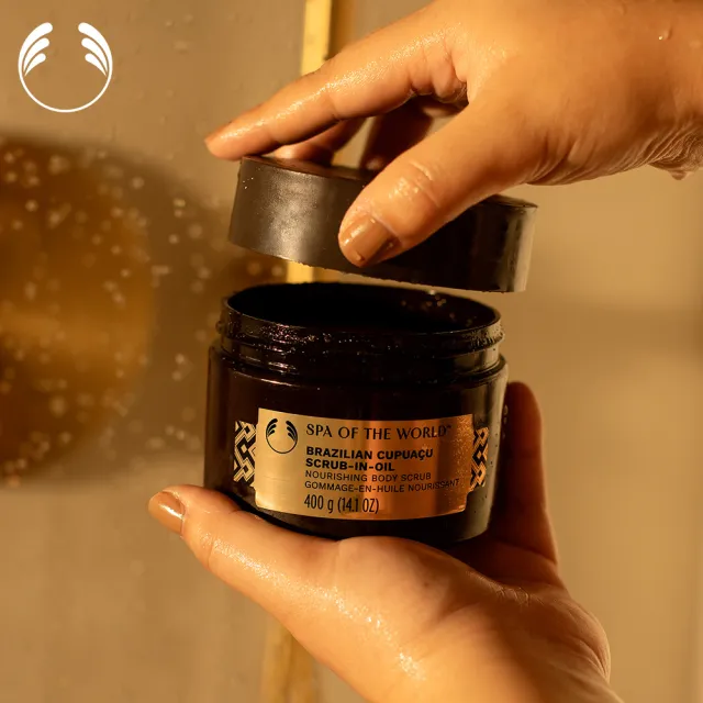 【THE BODY SHOP 美體小舖】巴西SPA古布阿蘇身體磨砂膏-400G(身體去角質)