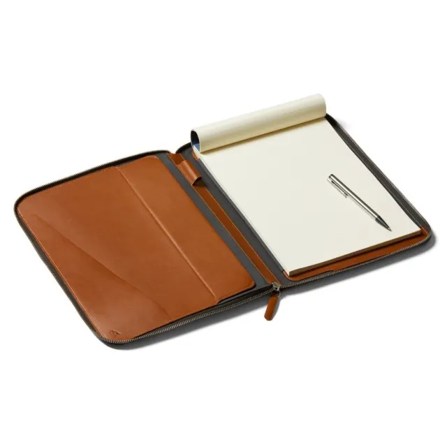 【Bellroy】官方直營 Work Folio A4 真皮商務皮件夾(焦糖棕)