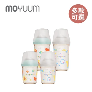 【MOYUUM】mov.aa圓口偏心奶瓶 設計款 160ml-多款可選(1m+)