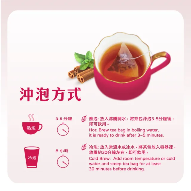 台灣茶人】100%金葉獎日月潭紅玉紅茶原葉三角茶包(2.5Gx15入/盒