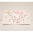 【巴芙洛】2入 組日本三麗鷗皮革軟硅藻土吸水地墊40*60再送2杯墊(美樂蒂/布丁狗/hello kitty正版授權)