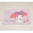 【巴芙洛】2入 組日本三麗鷗皮革軟硅藻土吸水地墊40*60再送2杯墊(美樂蒂/布丁狗/hello kitty正版授權)