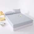 【日禾家居】買一送一 冰絲涼感床包枕套組-單/雙/加大/特大(床包高度35公分)or涼被任選(冰冰被150X200公分)
