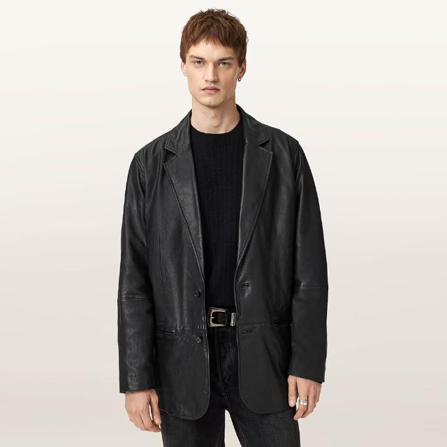 【ALLSAINTS】ASHVALE 羊皮西裝皮衣外套 M032LD(常規版型)