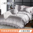 【MIT iLook】超值2入 台灣製優質萊賽爾天柔絲床包枕套組(雙人-多款花色可選)