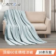 【MIT iLook】買1送1 獨家台灣製 頂級60支100%萊賽爾天絲300織-石墨烯精美框涼被150X180公分(多色選/涼夏)
