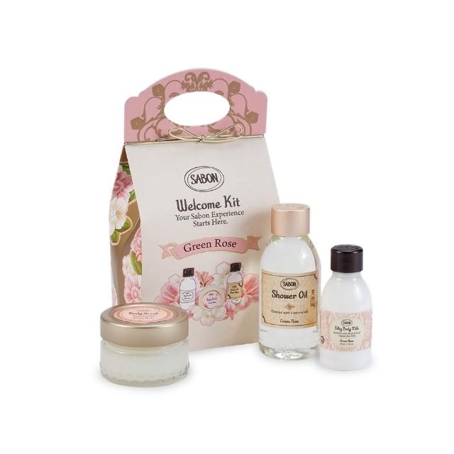 【SABON】官方直營 新升級 明星三部曲推薦組禮盒(沐浴油100ml+身體磨砂膏60g+絲綢身體乳50ml)