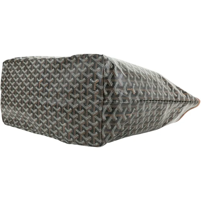 【GOYARD 高雅德】St. Louis GM 大款 高雅得棕色附收納袋防水圖騰帆布肩背托特包(托特包 肩背包 防水)