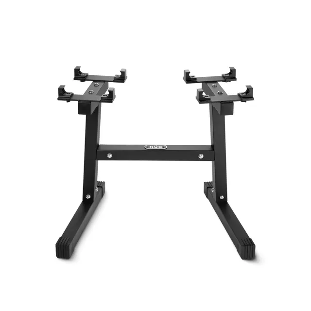 【NUO】原廠置放架 + 232可調式啞鈴32KG-2入(收納及拿取變得輕鬆)