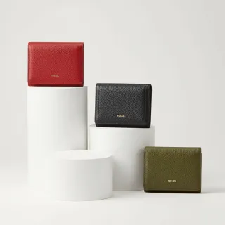 【FOSSIL 官方旗艦館】Logan 真皮RFID防盜三折短夾 雙12限定(多色可選)
