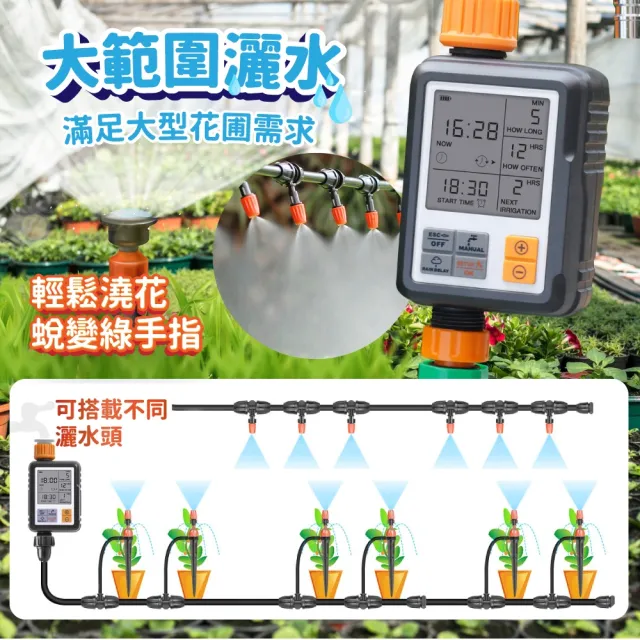 【AMITOF】智能定時澆花器 10組款式(戶外 自動澆花 澆花器 自動澆水 定時澆水)